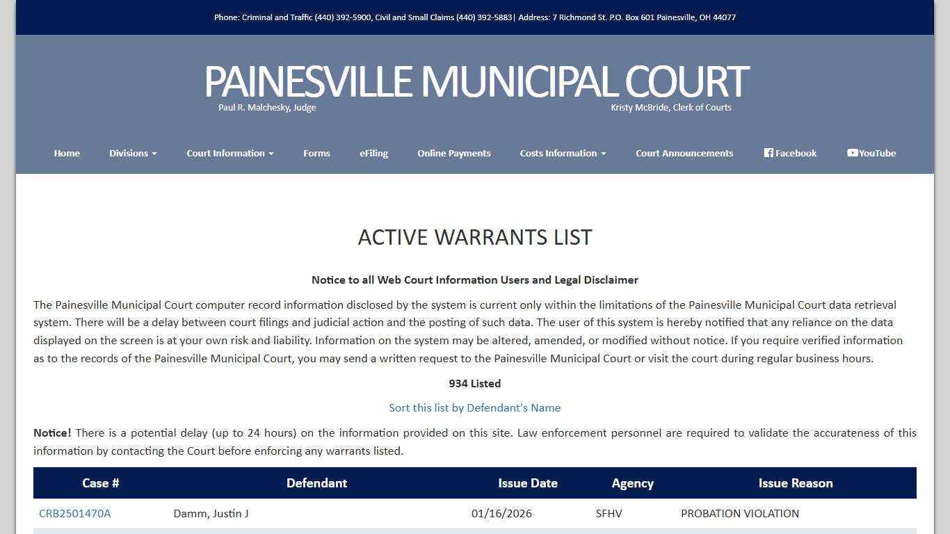 Painesville Municipal Court